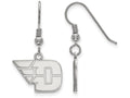 LogoArt Sterling Silver University Of Dayton Small Dangle Earrings Wire