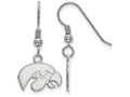 LogoArt Sterling Silver University Of Iowa Xs Dangle Earrings Wire