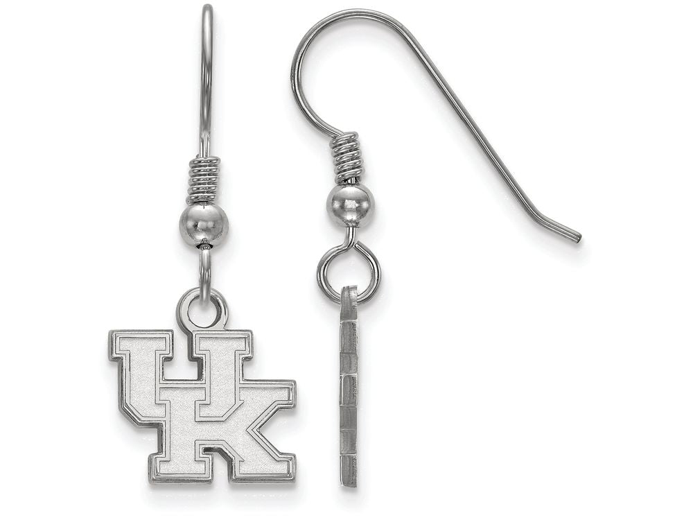 LogoArt Sterling Silver University Of Kentucky Xs Dangle Earrings Wire
