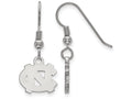 LogoArt Sterling Silver University Of North Carolina Xs Dangle Earrings Wire