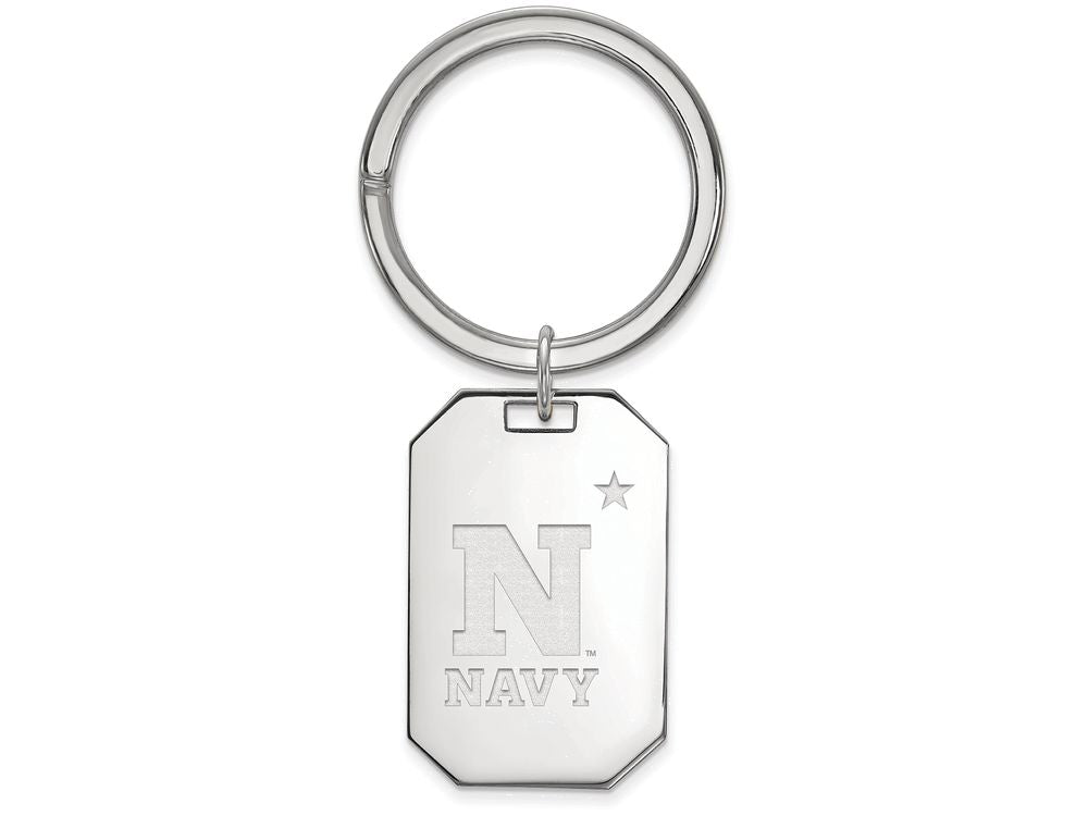 Logoart 925 Sterling Silver Navy Key Chain