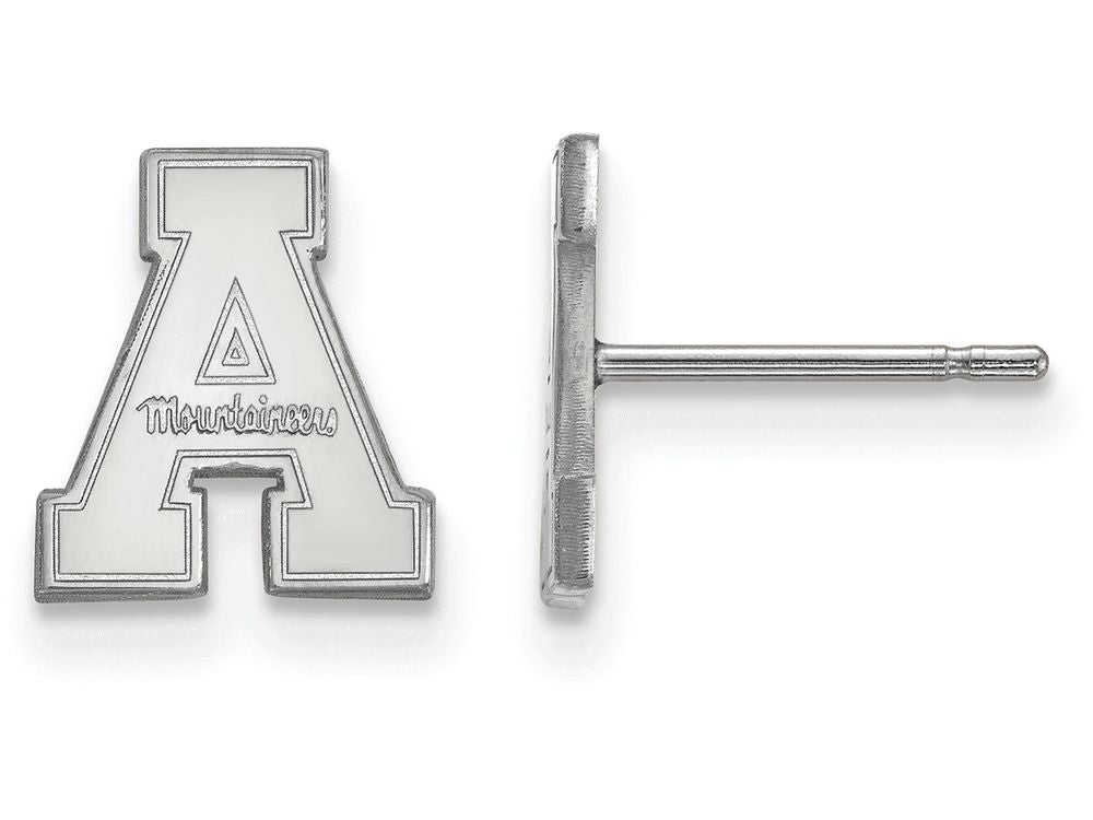 LogoArt Sterling Silver Appalachian State University Xs Post Earrings