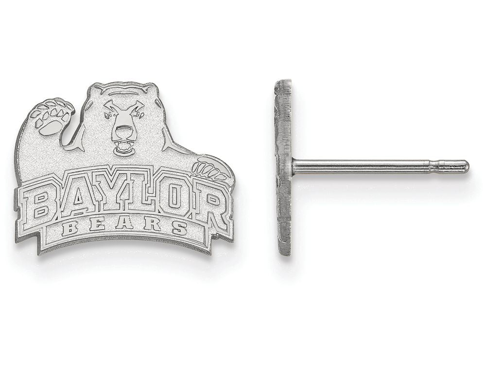 LogoArt Sterling Silver Baylor University Xs Post Earrings