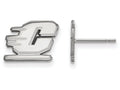 LogoArt Sterling Silver Central Michigan University Xs Post Earrings