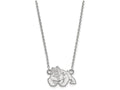 LogoArt Sterling Silver California State University Fresno Small Pendant Necklace