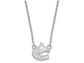 LogoArt Sterling Silver Vancouver Canucks Small Pendant Necklace