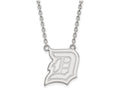 LogoArt Sterling Silver Duquesne University Large Pendant Necklace