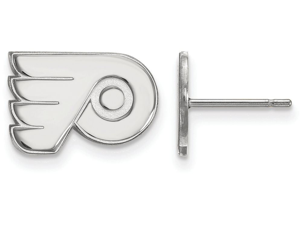 LogoArt Sterling Silver Philadelphia Flyers Xs Post Earrings