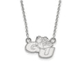 LogoArt Sterling Silver Gonzaga University Small Pendant Necklace