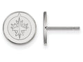 LogoArt Sterling Silver Winnipeg Jets Xs Post Earrings