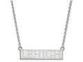 LogoArt Sterling Silver Lehigh University Large Pendant Necklace
