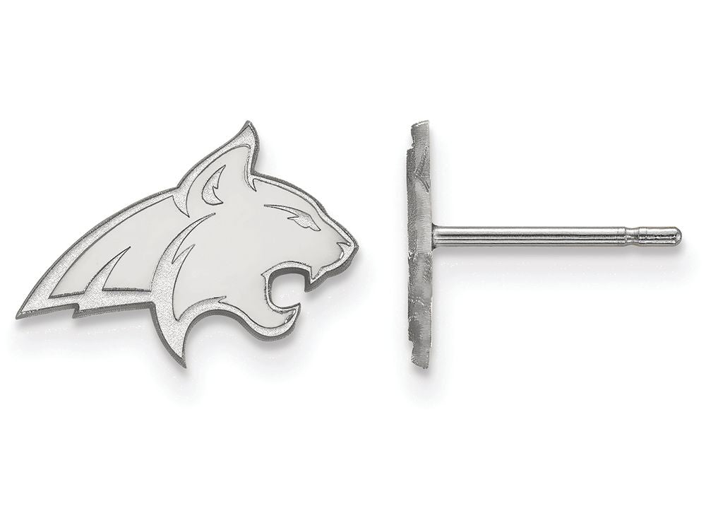 LogoArt Sterling Silver Montana State University Xs Post Earrings