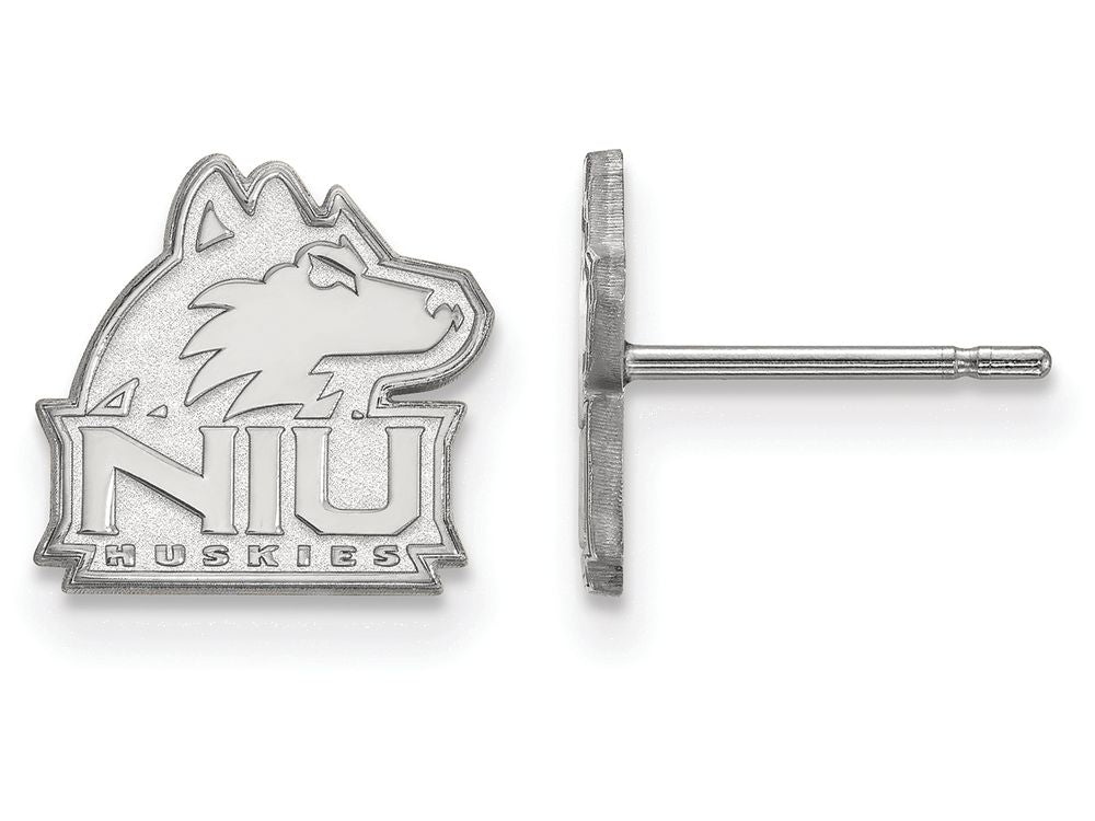 LogoArt Sterling Silver Northern Illinois University Xs Post Earrings