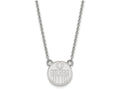 LogoArt Sterling Silver Edmonton Oilers Small Pendant Necklace