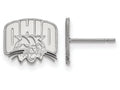 LogoArt Sterling Silver Ohio University Xs Post Earrings