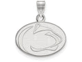 LogoArt Sterling Silver Penn State University Small Pendant Necklace