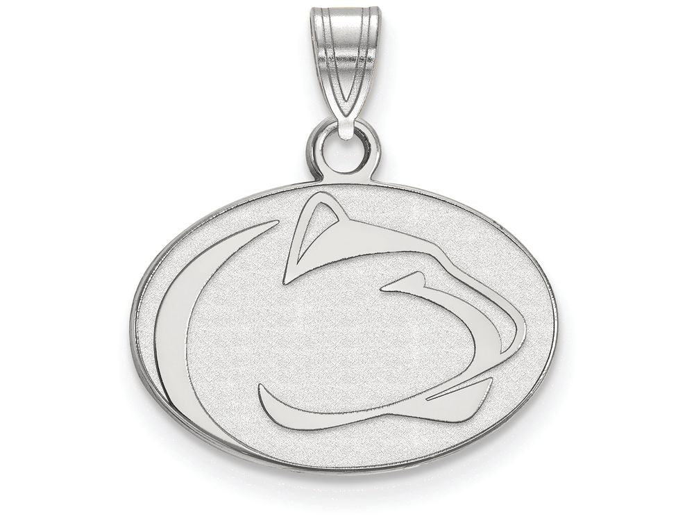 LogoArt Sterling Silver Penn State University Small Pendant Necklace