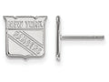 LogoArt Sterling Silver New York Rangers Xs Post Earrings