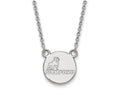 LogoArt Sterling Silver Samford University Small Pendant Necklace