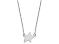 LogoArt Sterling Silver Dallas Stars Small Pendant Necklace