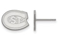 LogoArt Sterling Silver St. Cloud State Xs Post Earrings
