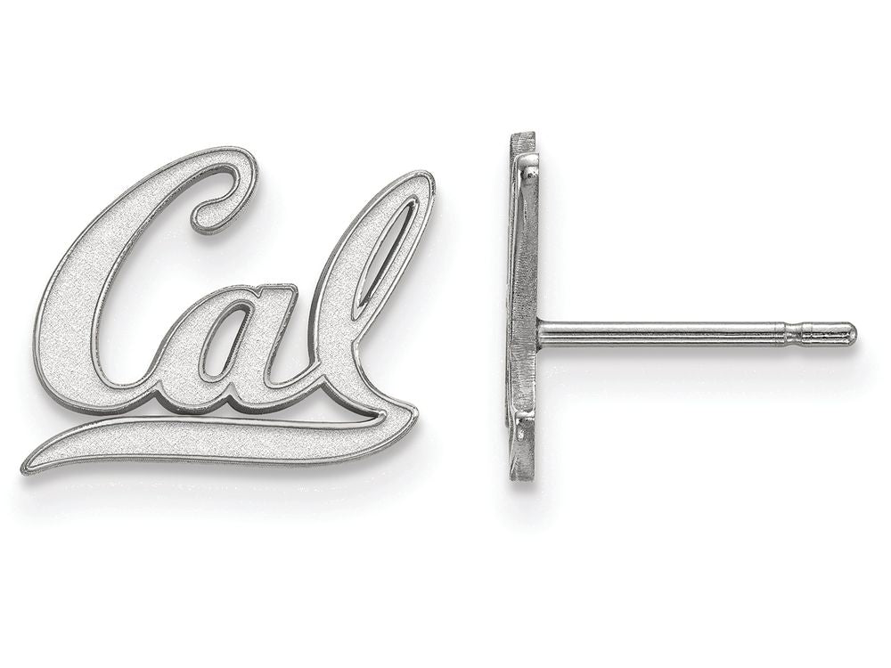 LogoArt Sterling Silver University Of California Berkeley Xs Post Earrings