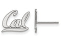 LogoArt Sterling Silver University Of California Berkeley Xs Post Earrings