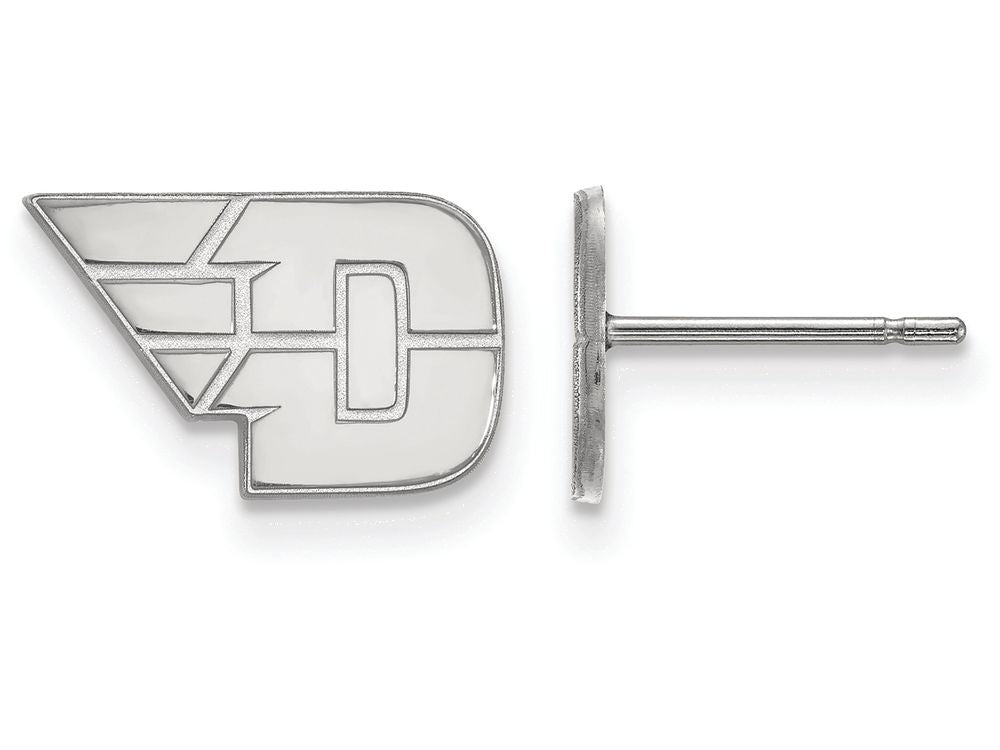 LogoArt Sterling Silver University Of Dayton Xs Post Earrings