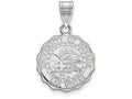 LogoArt Sterling Silver University Of Nevada Las Vegas Medium Crest Pendant Necklace