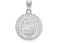 LogoArt Sterling Silver University Of Nevada Medium Crest Pendant Necklace