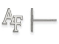 LogoArt Sterling Silver United States Air Force Academy Xs Post Earrings