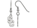 Logoart 925 Sterling Silver University Of Southern California Small Dangle Earrings Wire
