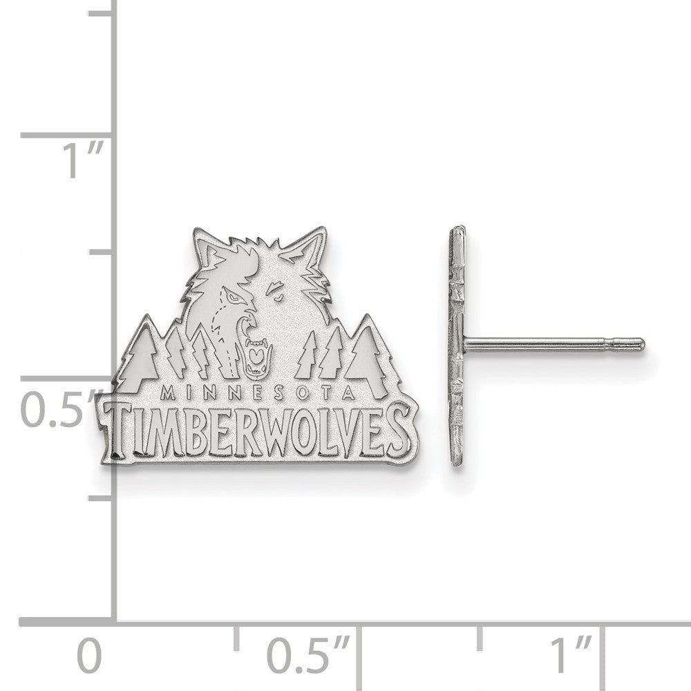 LogoArt Sterling Silver Auburn University Xs Post Earrings