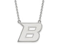 LogoArt Sterling Silver Boise State University Large Pendant Necklace