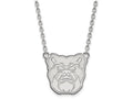 LogoArt Sterling Silver Butler University Large Pendant Necklace