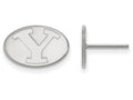 LogoArt Sterling Silver Brigham Young University Xs Post Earrings