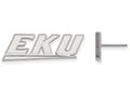 LogoArt Sterling Silver Eastern Kentucky University Small Post Earrings