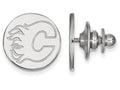 LogoArt Sterling Silver Calgary Flames Lapel Pin