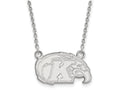 LogoArt Sterling Silver Kent State University Small Pendant Necklace