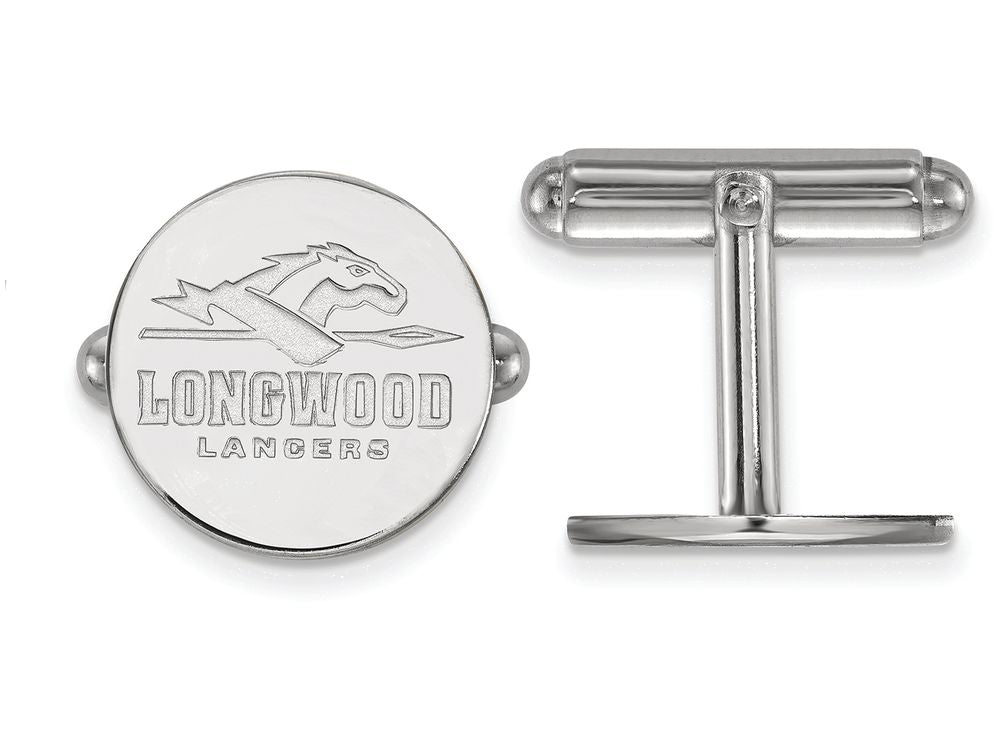 LogoArt Sterling Silver Longwood University Cuff Link