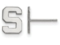 LogoArt Sterling Silver Michigan State University Xs Post Earrings