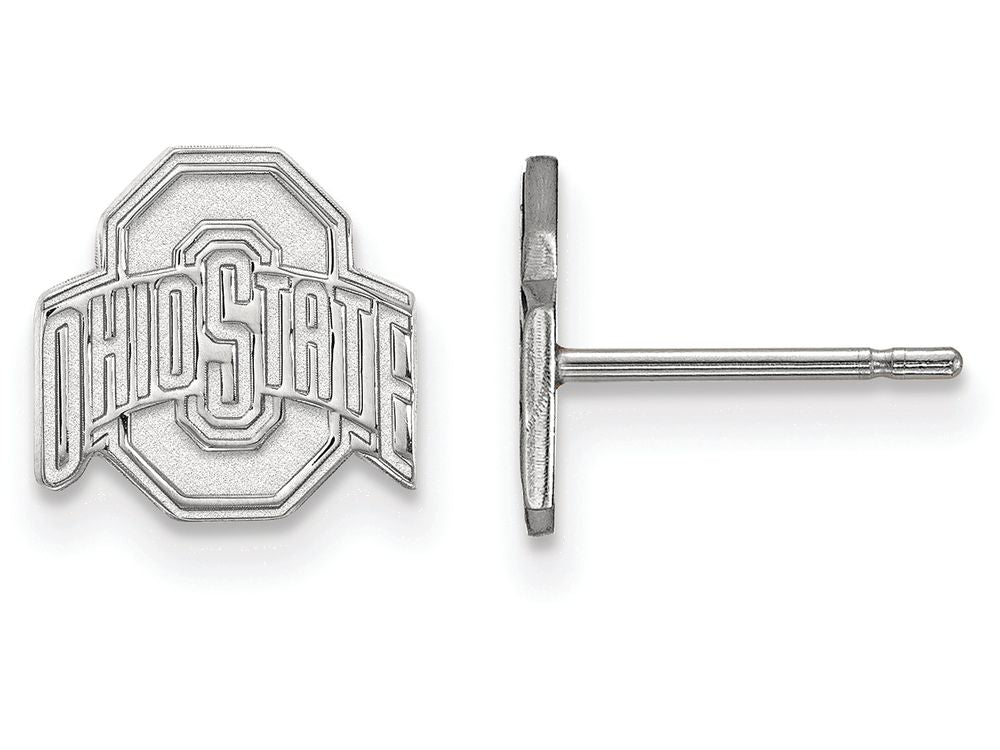 LogoArt Sterling Silver Ohio State University Xs Post Earrings
