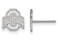 LogoArt Sterling Silver Ohio State University Xs Post Earrings