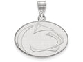 LogoArt Sterling Silver Penn State University Medium Pendant Necklace
