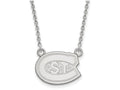 LogoArt Sterling Silver St. Cloud State Small Pendant Necklace
