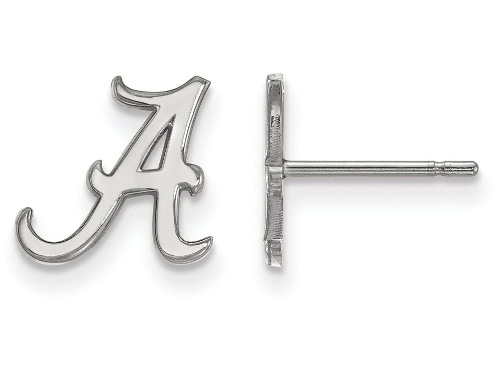 LogoArt Sterling Silver University Of Alabama Xs Post Earrings
