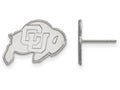 LogoArt Sterling Silver University Of Colorado Small Post Earrings