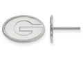 LogoArt Sterling Silver University Of Georgia Xs Post Earrings