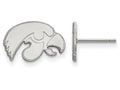 LogoArt Sterling Silver University Of Iowa Xs Post Earrings
