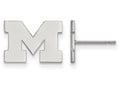 LogoArt Sterling Silver Michigan (univ Of) Xs Post Earrings